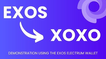 EXOS to XOXO using the Electrum Wallet
