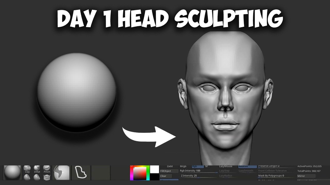 DAY 1 HEAD SCULPTING | 2026