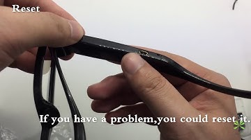 MidZoo spy Glasses Camera  Operating video instructions  HD 1080P Eyewear