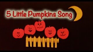 Halloween songs for children - 5 Little Pumpkins - Littlestorybug