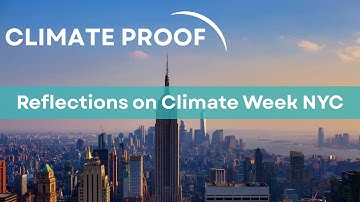 Reflections on New York Climate Week 2025