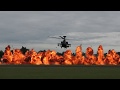 Apache Helicopter Display RAF Cosford 2019 *PYROS*