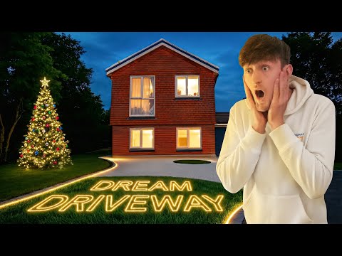 We KICKED our PARENTS out To Build their DREAM DRIVEWAY
