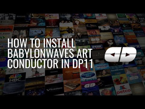 How to install BabylonWaves Art Conductor in DP11