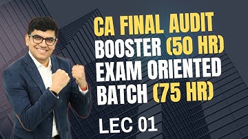 CA Final Audit Demo Lectures | Exam Oriented | Booster Batch Sep 25 Onwards | CA Ravi Taori