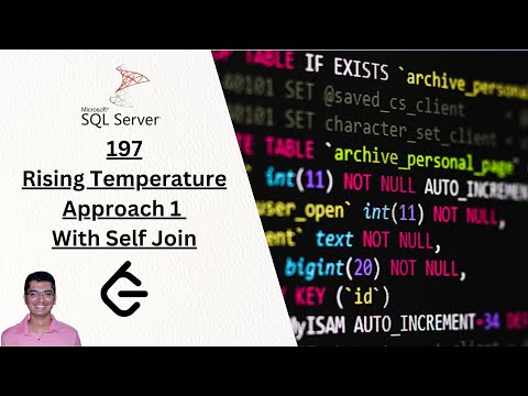 MSSQL Solution for Leet Code Problem: 197 Rising Temperature approach 1 with self-join