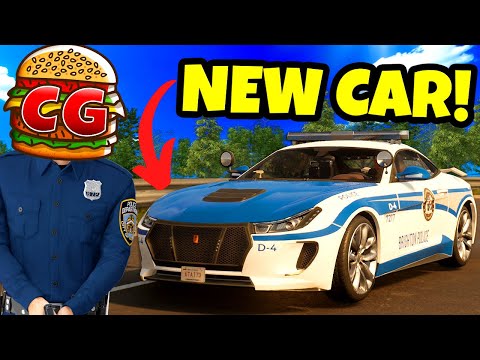 Using the NEW Fast Pursuit Police Car to Stop Criminals in Police Simulator!