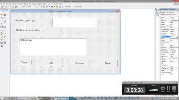 [Visual basic] Phần 2 - Bài 3 - Hướng dẫn làm bài tập lập trình Visual basic