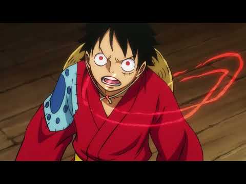 LUFFY SMILES AT THE NIDAI KITETSU