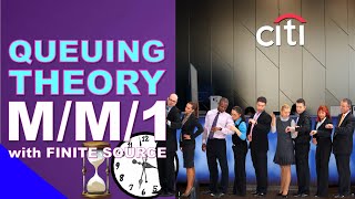 Famous QUEUING THEORY: Model #4 M/M/1 with Finite Source | Lecture Series #61 | Operations Research | Easy! Wealth