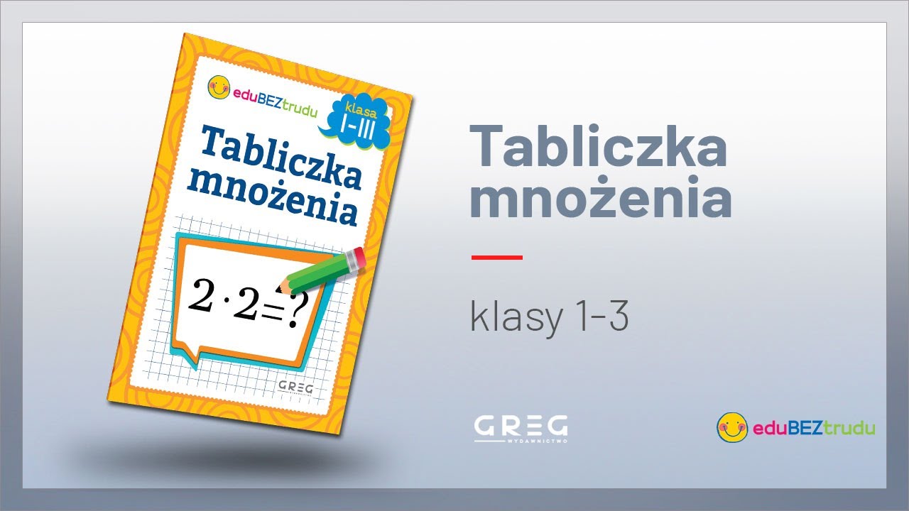 Tabliczka mnożenia - klasy 1-3 (seria eduBEZtrudu) - YouTube