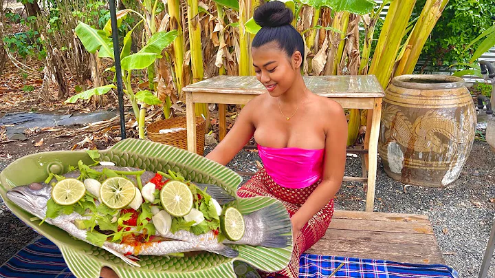 Thai Steamed Fish With Lime And Garlic Recipe | How To Cook Thai Food