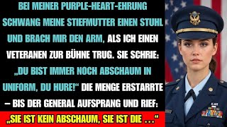 Bei meiner Ehrung zerschmetterte meine Stiefmutter mir den Arm – vor einem 3 Sterne General