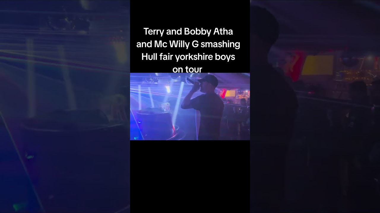 TERRY ATHA AND BOBBY WITH MC WILLY G SMASHING HULL FAIR 2025