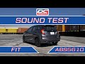 Dc sports honda fit exhaust sound clip abs5610