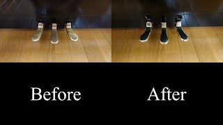 [4K] Polishing Piano Pedals ☆ ピアノのペダル磨き