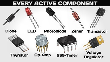 Every ACTIVE Component in Electronics Explained in 6 Minutes