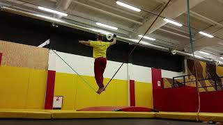 Somersault rodeoline mount