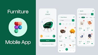 Furniture Mobile App Design | How to make modern furniture App UI design screenshot 3