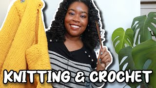 Lucie Knits! | Knitting Podcast #1 ft. A Big Yarn Haul!