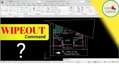 AutoCAD 2018 WIPEOUT Command COMPLETE Tutorial in HINDI | Using wipeout command in AutoCAD Drawings