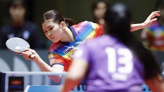 日本ペイントマレッツ  vs 京都カグヤライズ ノジマTリーグ2023-2024 2024年01月14日 ベイコム総合体育館【卓球Tリーグ公式】