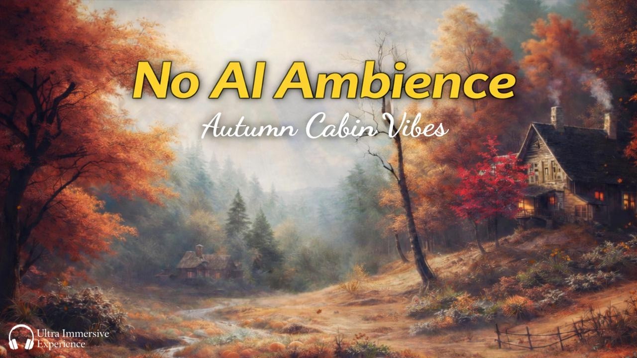 Autumn Lost Cabin Vibes | Immersive Warm Ambient for Cozy Evenings 🍂🏡