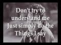 Michael Jackson Give In To Me Lyrics 