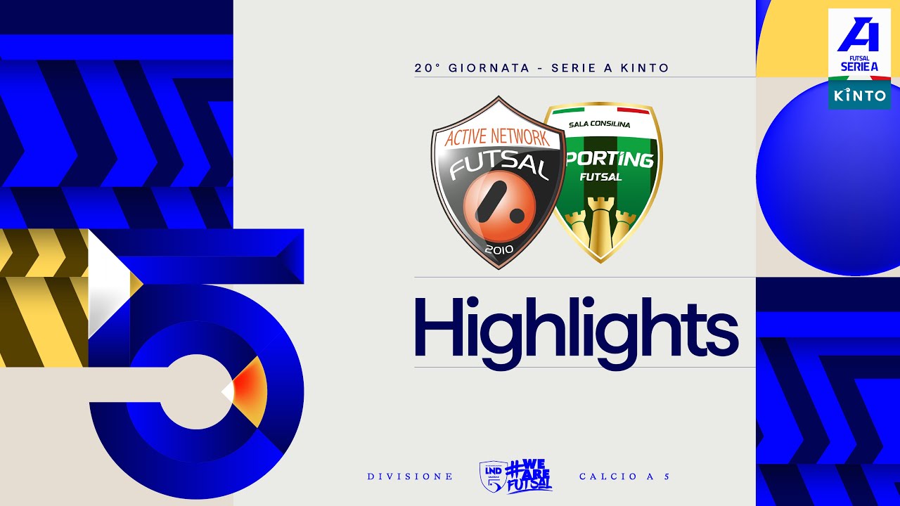 Active Network-Sporting Sala Consilina 4-9 | Gol e highlights | 20ª giornata | Serie A KINTO 25/26