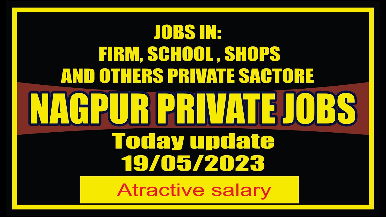 Nagpur current job vacancy//Nagpur vacancy// 12th pass job// Nagpur