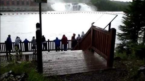 ALEXANDER DAM AND FALLS ON THE NIPIGON RIVER