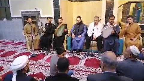انشودة البردة بأداء الحاج مصعب الصالحي والقارئ عمار العبيدي واحمد ظافر معهم فرقة عبد الله بن المبارك