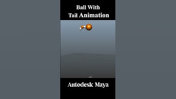 Ball With Tail Animation in Maya  #3dart #3danimation