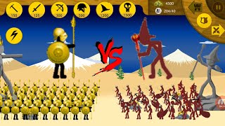 100 Golden Speartons & Griffon VS Magikill | Insane MODE Campaign | Stick War Legacy