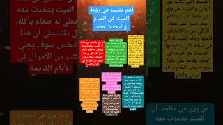 رؤية الميت والتحدث معه في المنام لإبن سيرين Tefsir Ahlam