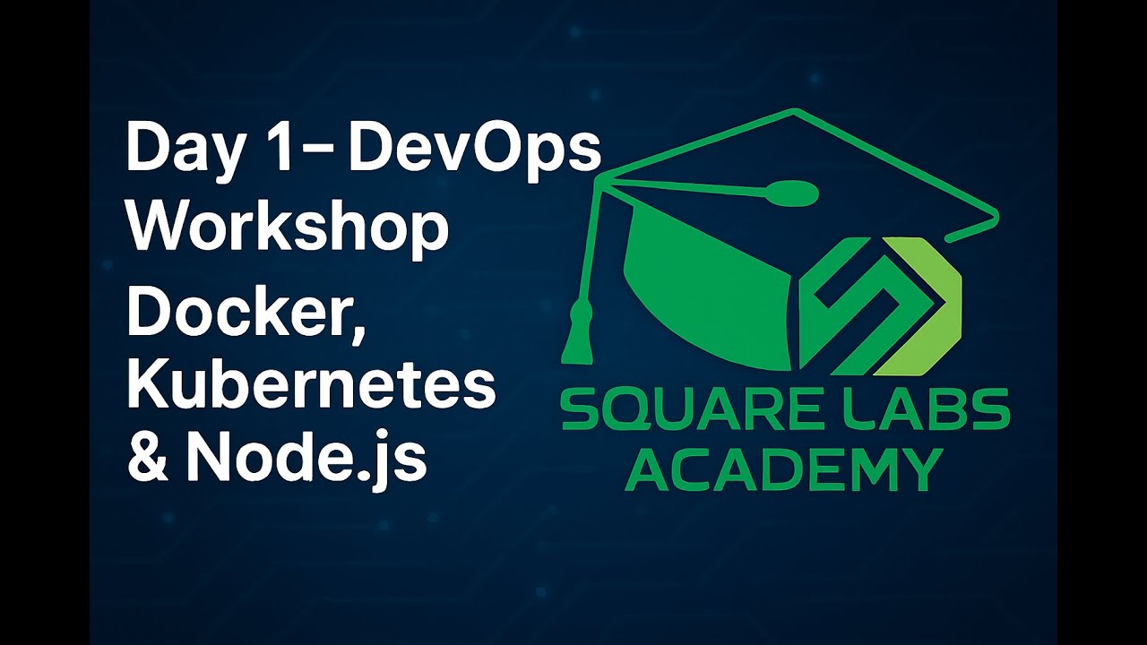 DevOps Workshop Day 1 - YouTube