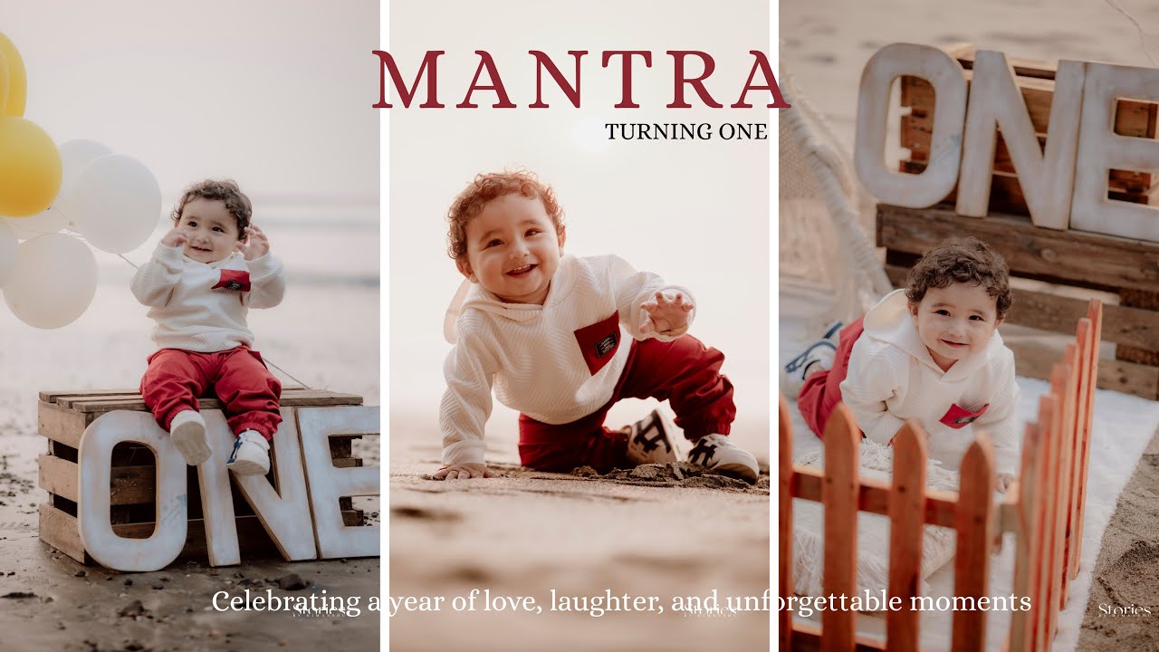 Pre Birthday Shoot For Baby Boy Mantra I 1st Birthday Shoot I Stories by Himanshu I