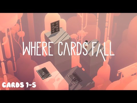 Where Cards Fall - Apple Arcade - Card 1 To 5 - Walkthrough