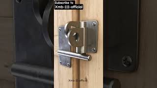 🔒 Amazing Automatic Door Lock Mechanism | Smart DIY Wooden Door Lock Design|Creative Lock Innovation