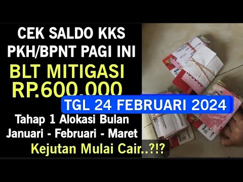 INFO BAHAGIA BARU SAJA DICEK KARTU KKS MERAH PUTIH PENCAIRAN BLT MRP 600 RIBU PAGI INI SIMAKHASILNYA