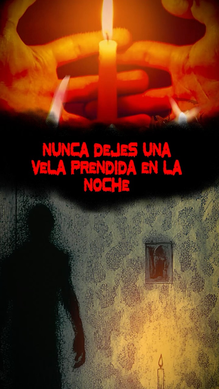 Nunca dejes una vela prendida en la noche