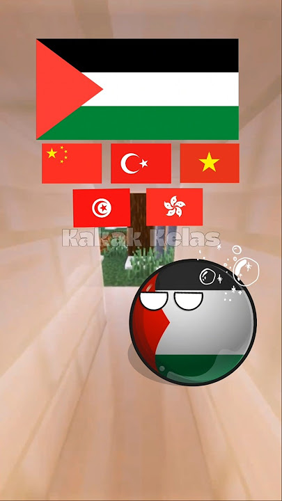Bendera tersembunyi pada bendera PALESTINA