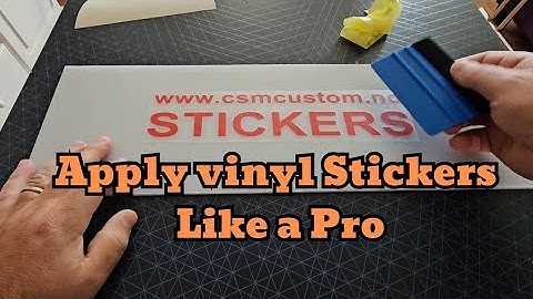 How to Apply an Oracal 651 Vinyl Sticker with Transfer Tape (big size) | Step-by-Step Tutorial