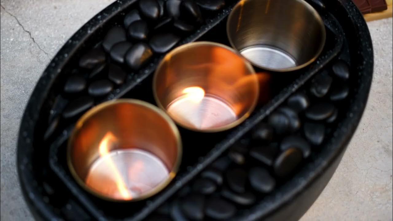 Create the Perfect Cozy Ambiance with the Vizayo Tabletop Fire Pit Bowl