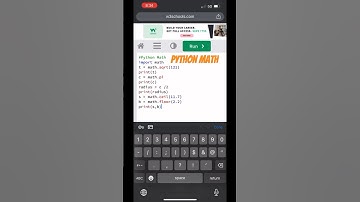 Working with Python Math Module #coding #python #shorts