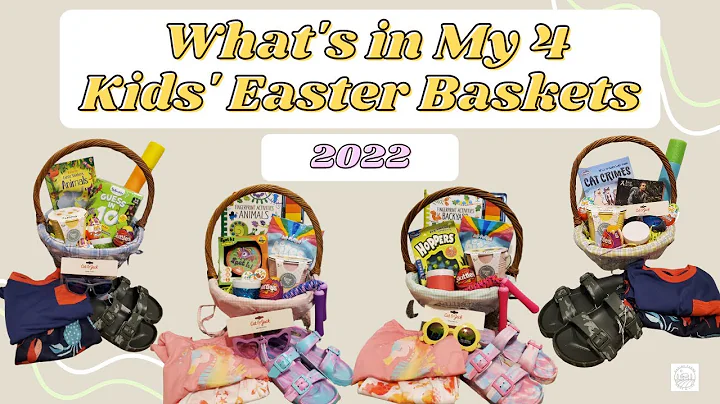 What's in My Kids' Easter Baskets 2022 // Gift Ideas for Ages 9, 8, 6, & 5 // Collaboration