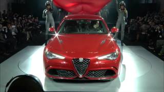 Alfa Romeo Giulia Premiere at 2015 LA Auto Show | AutoMotoTV