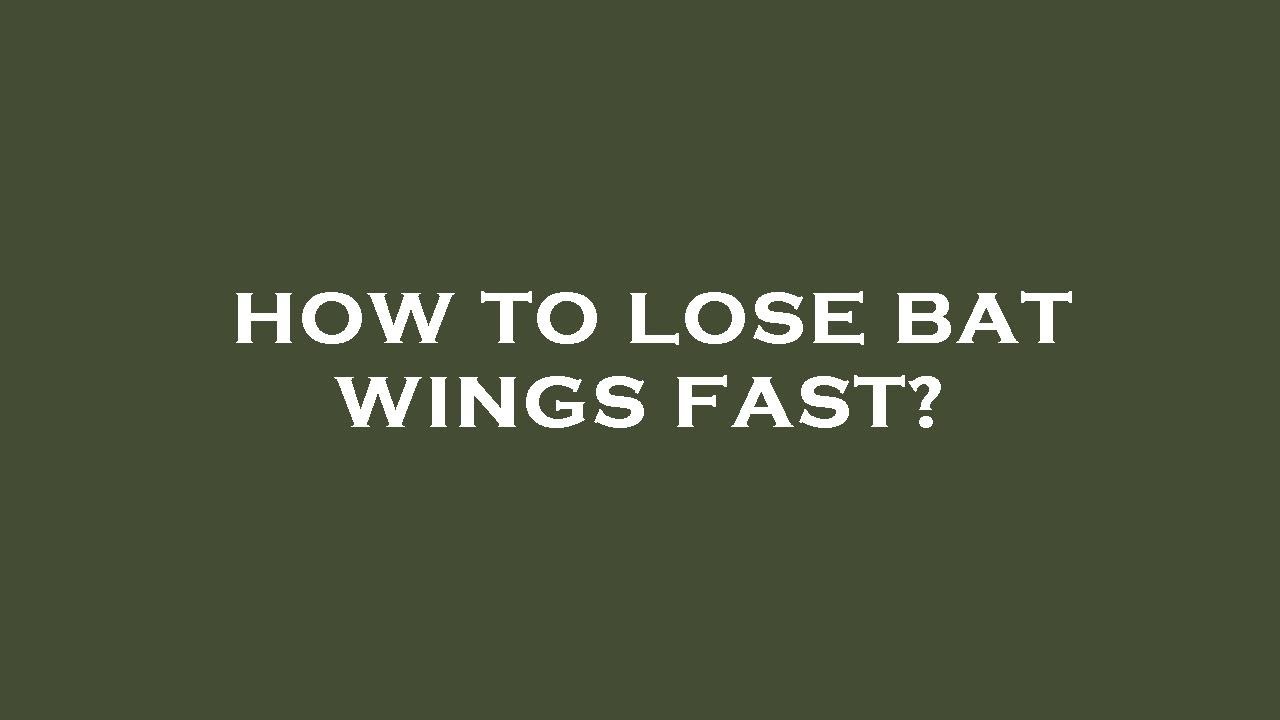 how-to-lose-bat-wings-fast-youtube