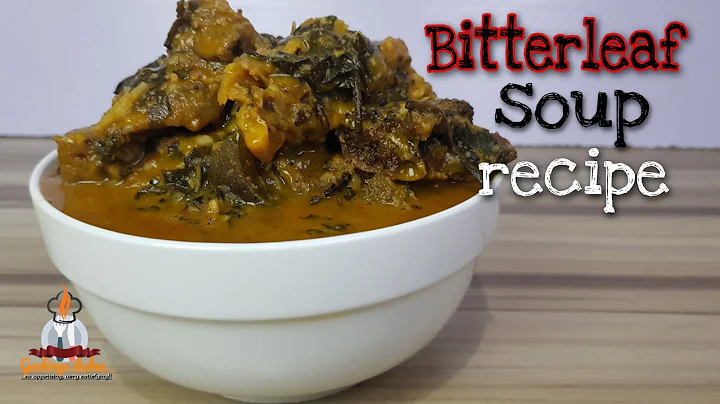 How to cook Nigerian bitter-leaf soup/Ofe onugbu/ Bitterleaf soup recipe/Guchings Dishes.