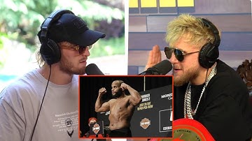 Logan Paul trying to Defend Daniel Cormier Against Jake Paul